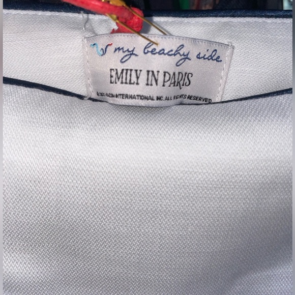 Emily in Paris x My Beachy Side L'eau Shorts NWT - Picture 5 of 5